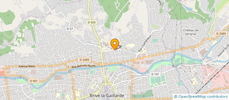 localisation de l'entreprise ASSOC GROUPE RECHERCHE BACTERIOLOGIE à BRIVE-LA-GAILLARDE