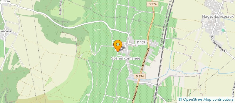 localisation de l'entreprise ASSOC GUIDES INTERPRETES DE BOURGOGNE à VOSNE-ROMANEE