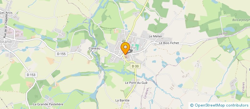 localisation de l'entreprise ASSOC GYMNASTIQUE VOLONTAIRE à LE PIN