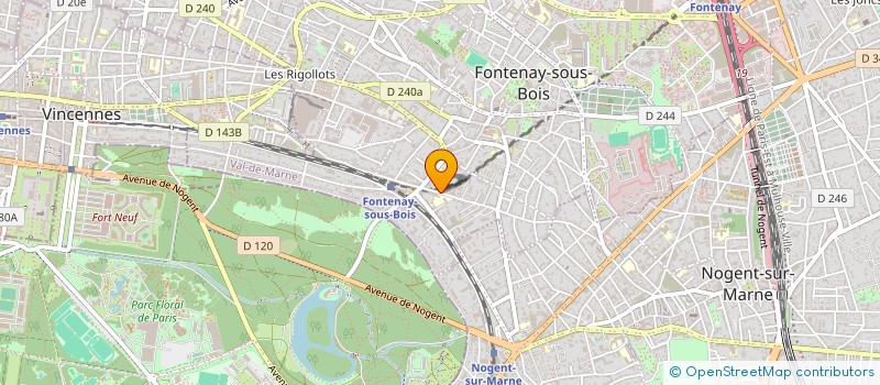 localisation de l'entreprise ASSOC H RUEL COLON VACAN à FONTENAY-SOUS-BOIS
