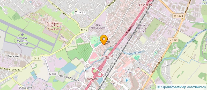 localisation de l'entreprise ASSOC HABITANTS ST SIMON PORTE PARCS....  TOULOUSE