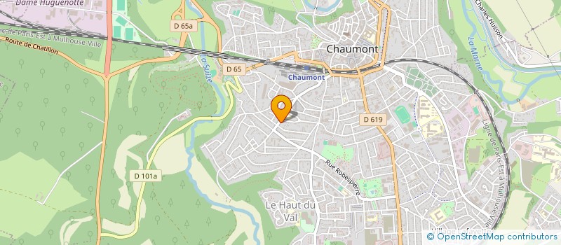 localisation de l'entreprise ASSOC HABITAT ET DEVELOPPEMENT à CHAUMONT
