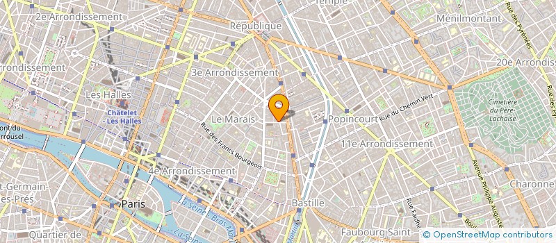 localisation de l'entreprise ASSOC HACHOMER HATZAIR à PARIS