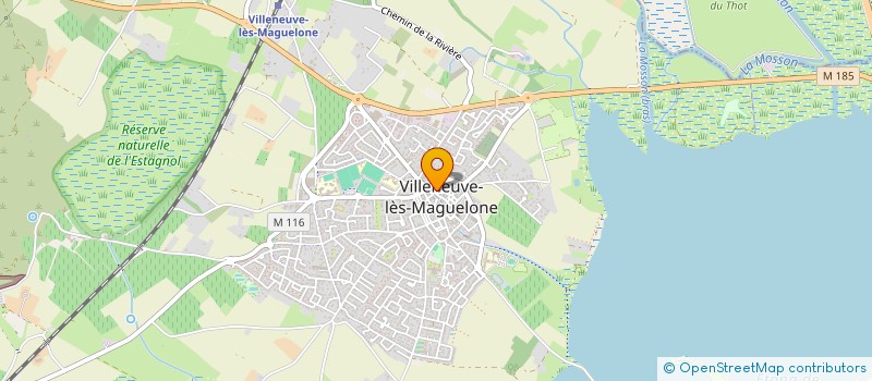 localisation de l'entreprise ASSOC HALTE BLEUE à VILLENEUVE-LES-MAGUELONE