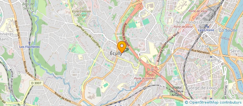 localisation de l'entreprise ASSOC HALTE GARDERIE DES TULLISTES à ECULLY