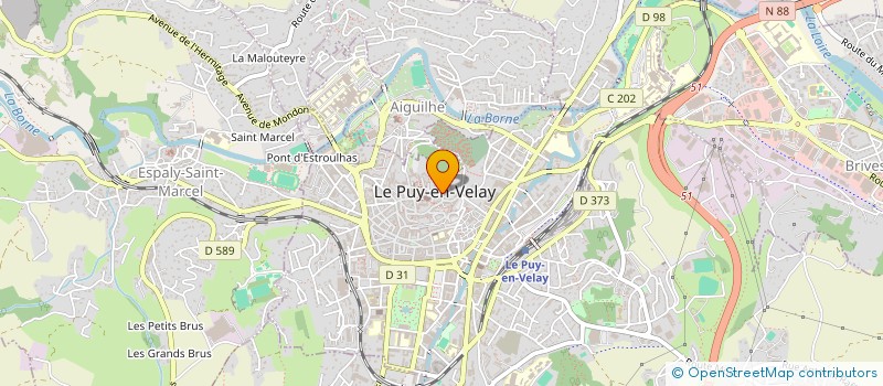 localisation de l'entreprise ASSOC HAUTE LOIRE TERRE MARIALE à LE PUY-EN-VELAY