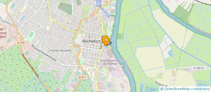 localisation de l'entreprise ASSOC HERMIONE LA FAYETTE  ROCHEFORT