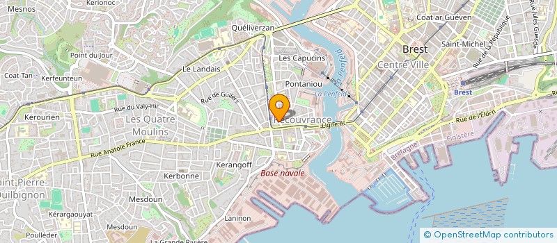 localisation de l'entreprise ASSOC HIATUS à BREST