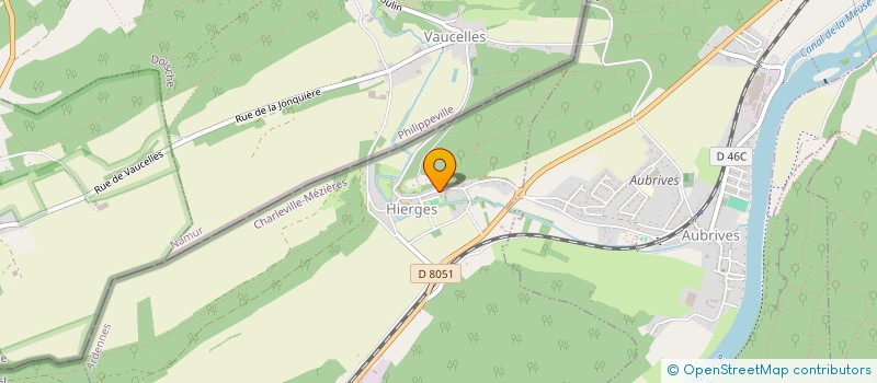 localisation de l'entreprise ASSOC HIERGES AUTHENTIQUE ET MEDIEVAL  HIERGES