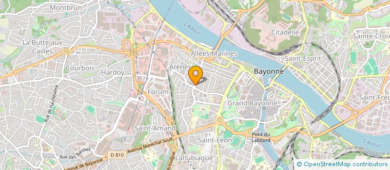 localisation de l'entreprise ASSOC HIRIERDIKO IKASTOLA à BAYONNE