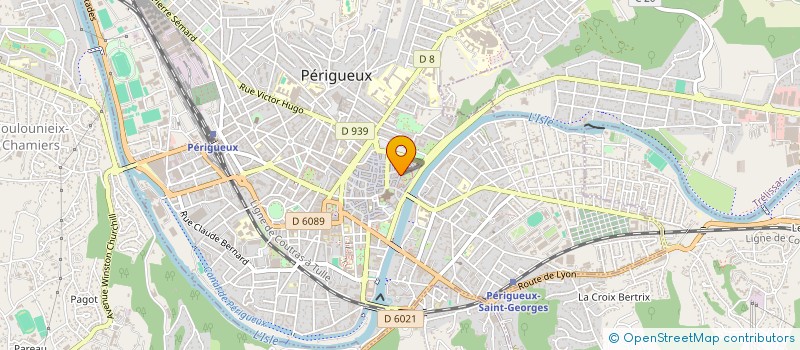 localisation de l'entreprise ASSOC HISTARCHEOLOGIE PERIGORD  PERIGUEUX