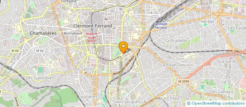 localisation de l'entreprise ASSOC HISTOIRE DES ARTS ET ARCHEOLOGIE  CLERMONT-FERRAND