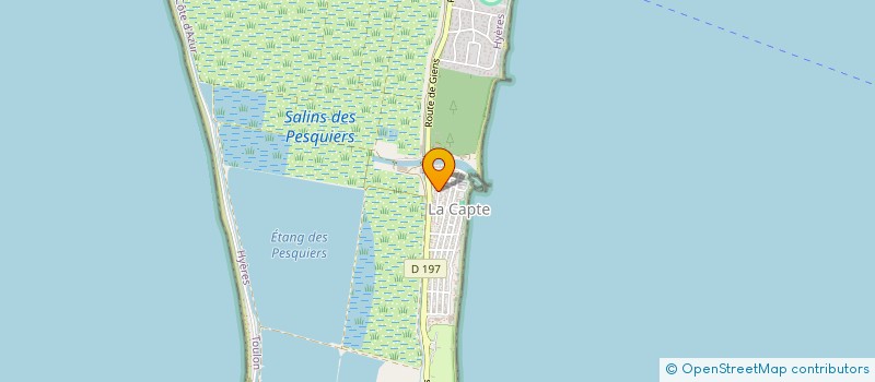 localisation de l'entreprise ASSOC HYERES VOILE TERRITORIALE à HYERES