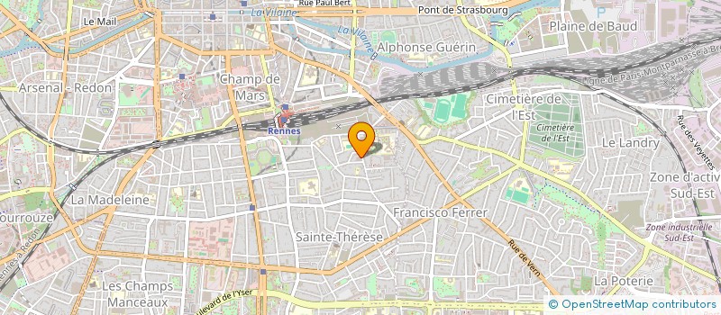 localisation de l'entreprise ASSOC IMMEUBLES 20 22 RUE DE MUN  RENNES