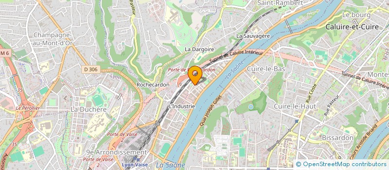 localisation de l'entreprise ASSOC IMMOB DE L INDUSTRIE  LYON