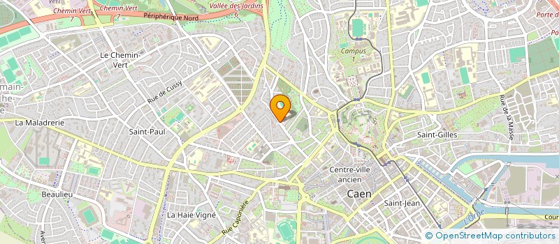 localisation de l'entreprise ASSOC IMMOB PENSIO ST JOSEPH à CAEN