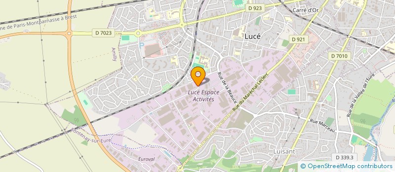 localisation de l'entreprise ASSOC IMMOBILIERE LES MALBROSSES à LUCE