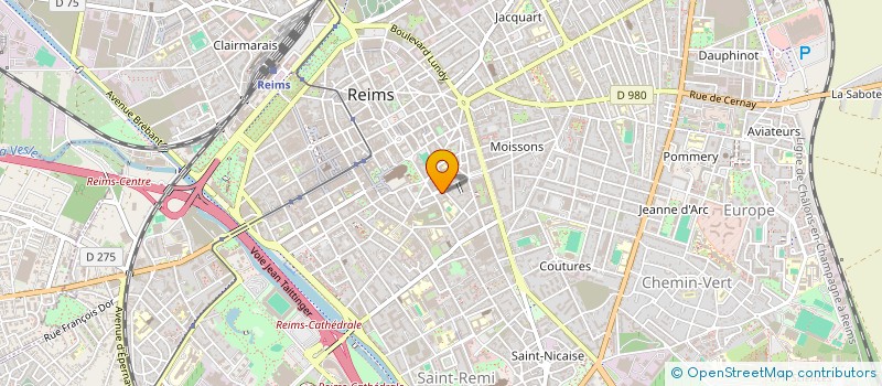 localisation de l'entreprise ASSOC IMMOBILIERE ST PIERRE LES DAMES à REIMS