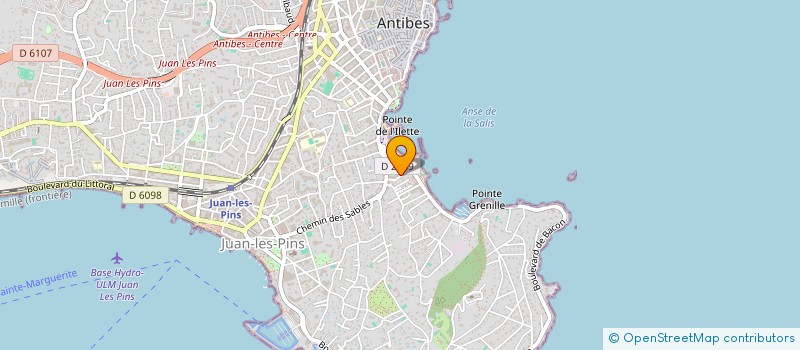 localisation de l'entreprise ASSOC INFOPRO à ANTIBES