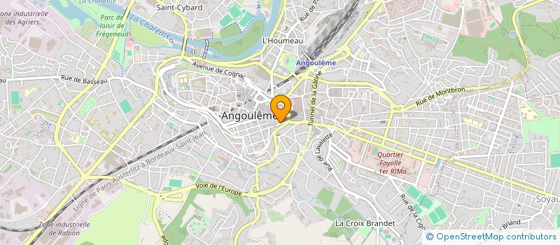 localisation de l'entreprise ASSOC INFOR CONJUGALE FAMILIAL à ANGOULEME