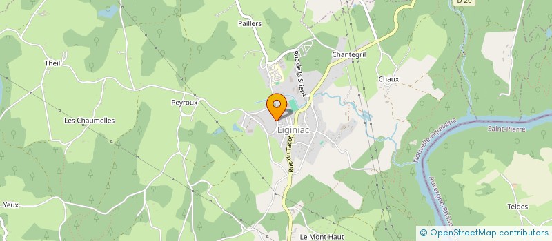 localisation de l'entreprise ASSOC INITIATION ENVIRON CONNAISS NATURE  NEUVIC