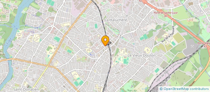 localisation de l'entreprise ASSOC INSERTION MONDE ECONOMIQ SOCIAL  NANTES