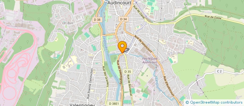 localisation de l'entreprise ASSOC INSERTION RECHERCHE EMPLOI à AUDINCOURT