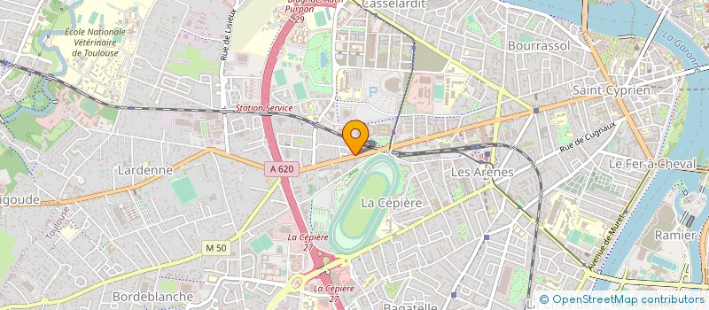 localisation de l'entreprise ASSOC INSERTION SOCIALE & PROFESSIONNELL à TOULOUSE