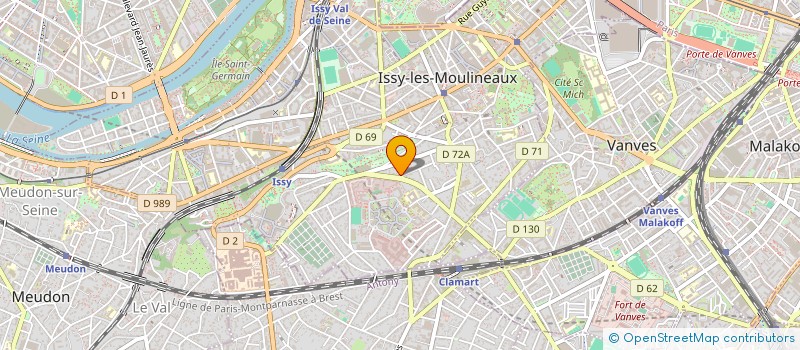 localisation de l'entreprise ASSOC INSTITUT CANCER ET IMMUNOGENETIQUE à ISSY-LES-MOULINEAUX