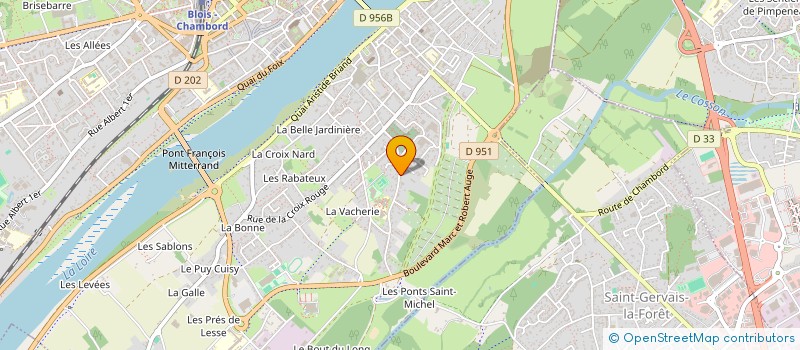 localisation de l'entreprise ASSOC INTER COM EDUCATION INSERTION à BLOIS