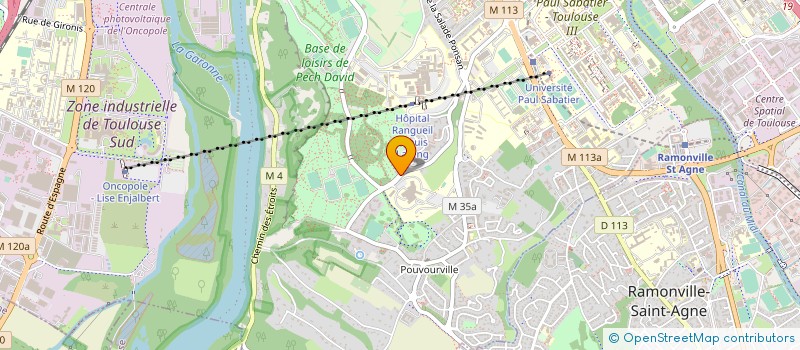 localisation de l'entreprise ASSOC INTER RECHER CIRCUL OSSEUSE OSTEO à TOULOUSE