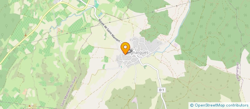 localisation de l'entreprise ASSOC INTERCOM VALLEE DE LA BRAUNE à PARIGNARGUES