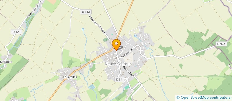 localisation de l'entreprise ASSOC.INTERCOMMUNALE CENTRE DE LOISIRS  BEUGNON