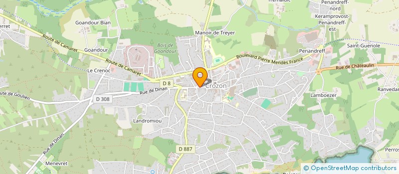 localisation de l'entreprise ASSOC INTERMED DEMANDEURS D EMPLOI à CROZON