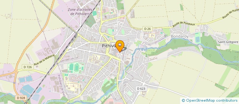 localisation de l'entreprise ASSOC INTERMEDIAIRE PITHIVERAIS EMPLOI à PITHIVIERS