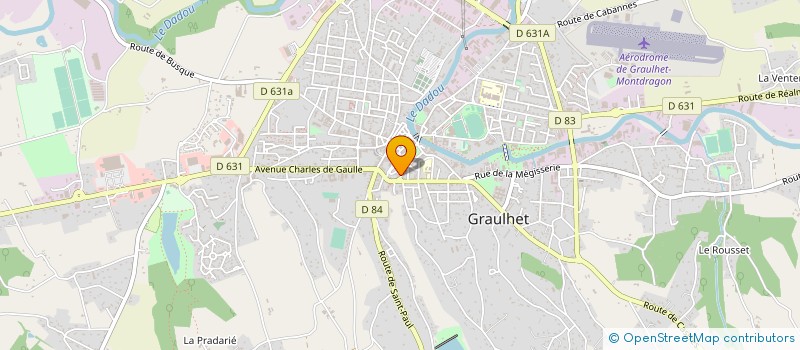 localisation de l'entreprise ASSOC INTERMEDIAIRE TREMPLIN 81 à GRAULHET