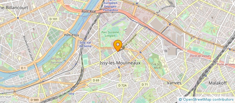 localisation de l'entreprise ASSOC INTERNA TELEV EDUCATION DECOUVERTE à ISSY-LES-MOULINEAUX