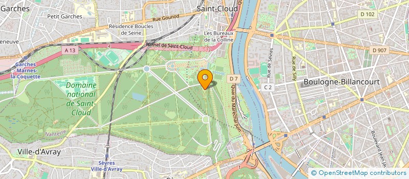 localisation de l'entreprise ASSOC INTERNAT DEVELOP RECHERCH DIDACTIQ à SAINT-CLOUD