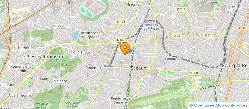localisation de l'entreprise ASSOC INTERNAT MANAGEMENT STRATEGIQUE à SCEAUX
