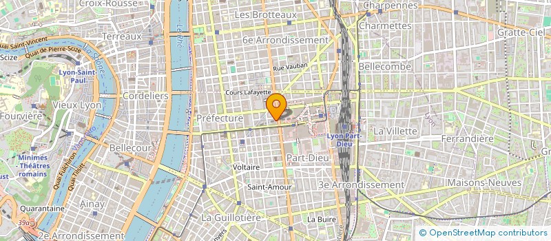 localisation de l'entreprise ASSOC INTERNATIONALE SOLDATS DE LA PAIX  LYON