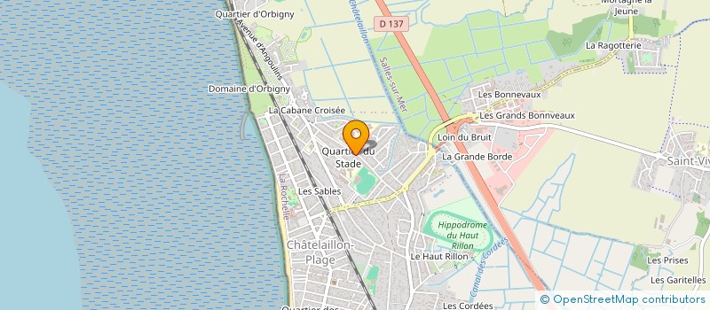 localisation de l'entreprise ASSOC INTERP FORMAT CONTINUE à CHATELAILLON-PLAGE