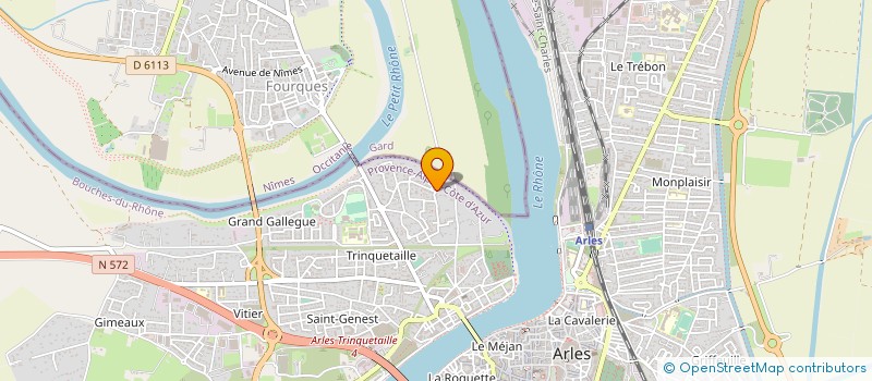 localisation de l'entreprise ASSOC INTERVENTION FINITION INT EXT  ARLES