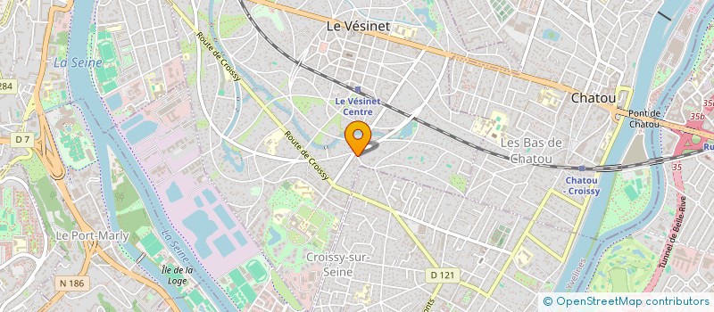 localisation de l'entreprise ASSOC JANE GOODALL - J.G.I. FRANCE  LE VESINET