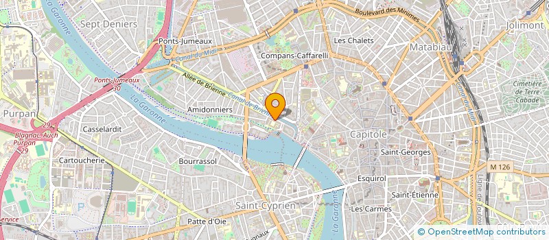 localisation de l'entreprise ASSOC JEAN-JACQUES LAFFONT à TOULOUSE