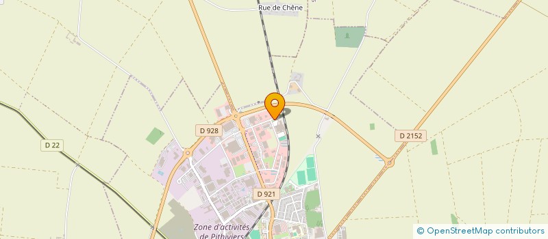 localisation de l'entreprise ASSOC JEUNES SAPEURS POMPIERS DE PITHIVIERS à PITHIVIERS