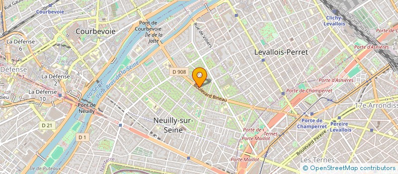 localisation de l'entreprise ASSOC JEUNESSE EDUCATION LOISIRS IDF à NEUILLY-SUR-SEINE