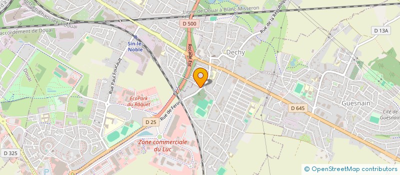 localisation de l'entreprise ASSOC JEUNESSE EDUCATION POPUL  DECHY