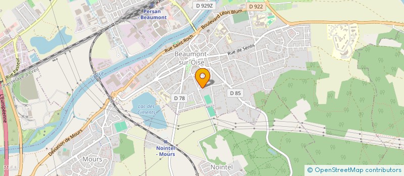 localisation de l'entreprise ASSOC JOURNALISTES DU BRICOLAGE ET DECOR à BEAUMONT-SUR-OISE