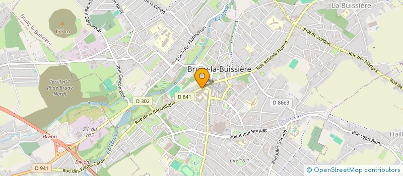 localisation de l'entreprise ASSOC JOURNALISTES PROFESSION à BRUAY-LA-BUISSIERE