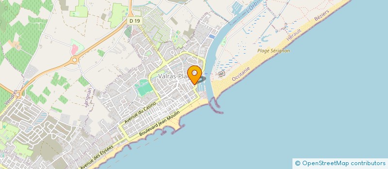 localisation de l'entreprise ASSOC JUDO-CLUB VENDROIS  VENDRES